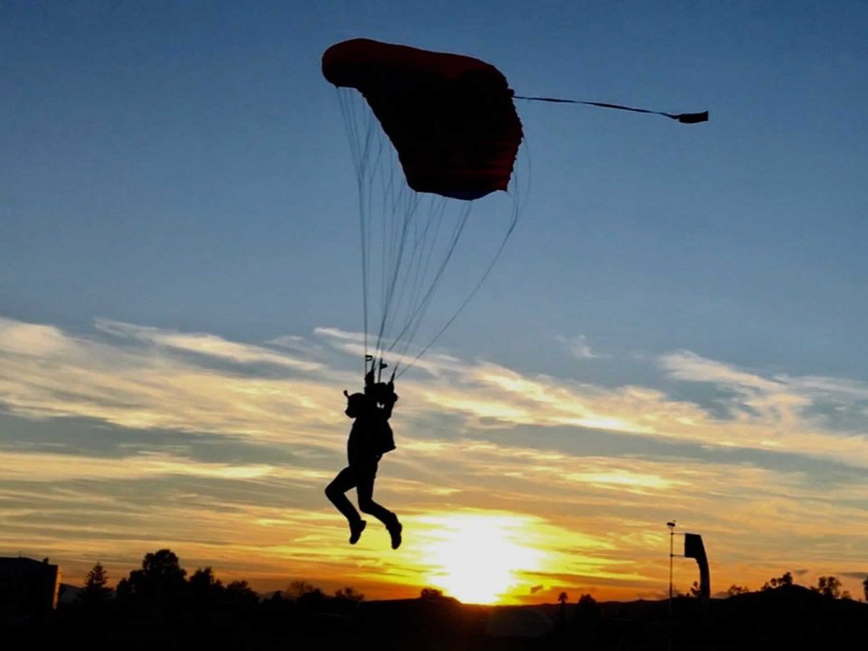 canopy piloting at SkyTime Castellon (Valencia)